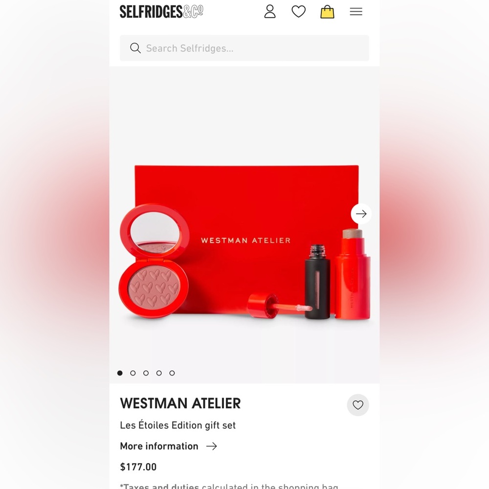 Westman Atelier Blush Set.Les etoiles limited. Edition